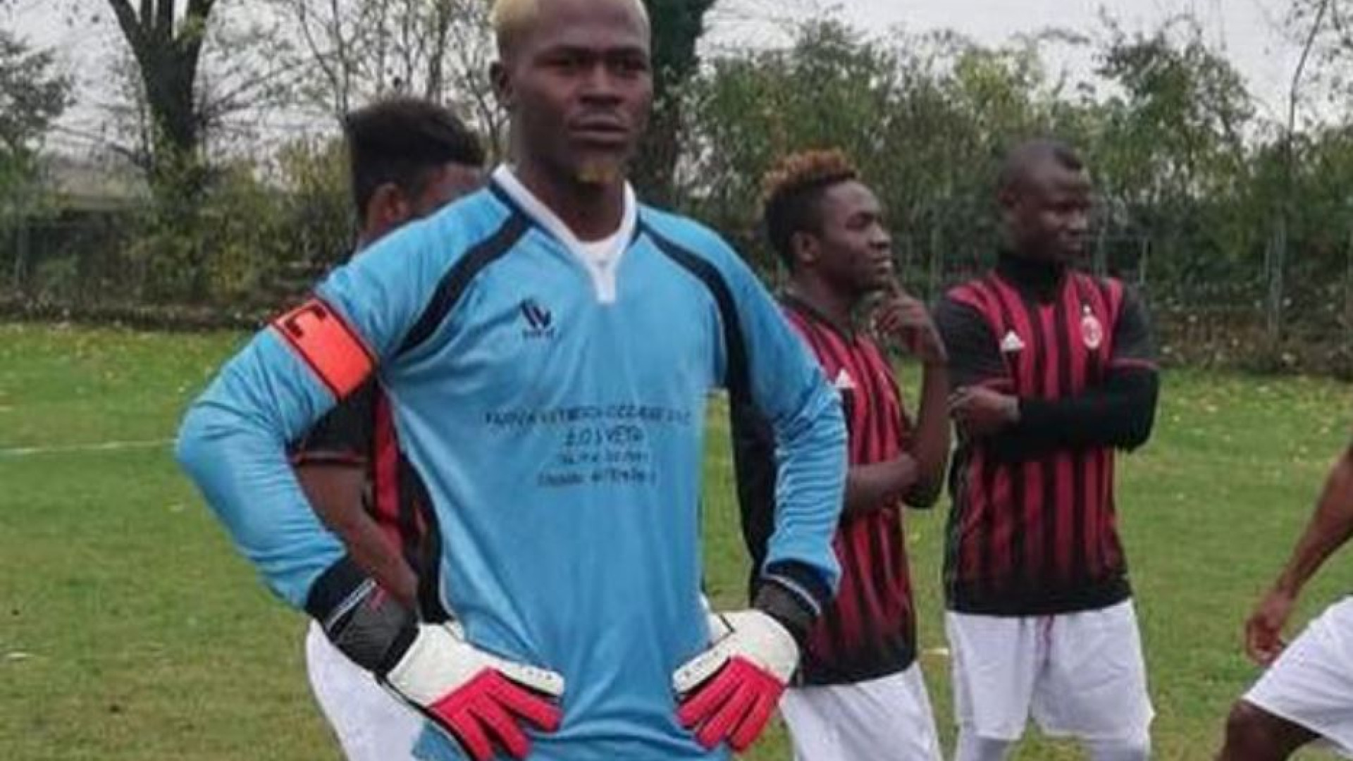 Immagine di Issaka Coulibaly, trovato morto in strada. Lo ricorda la sua squadra