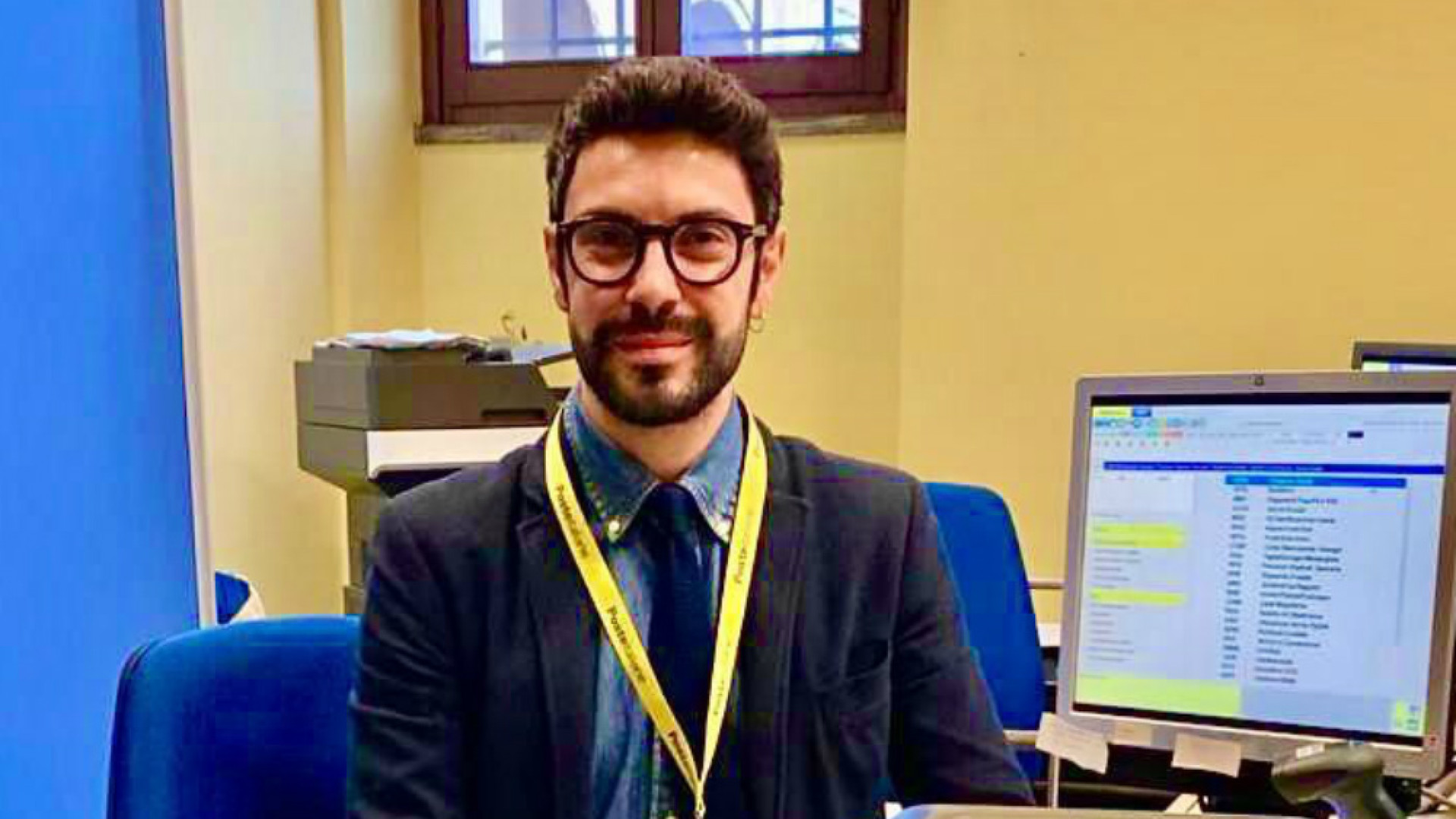 Immagine di «Diamo valore al territorio»: il direttore dell'ufficio postale di Isola Dovarese