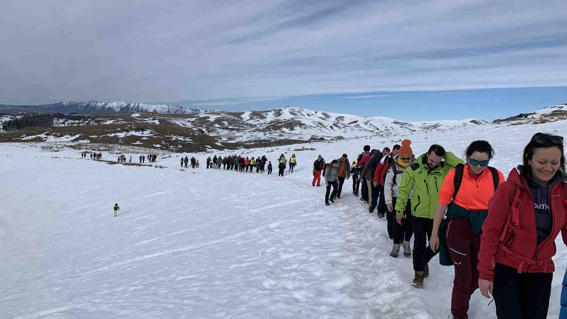 Immagine di Sulla neve per promuovere il dono del sangue