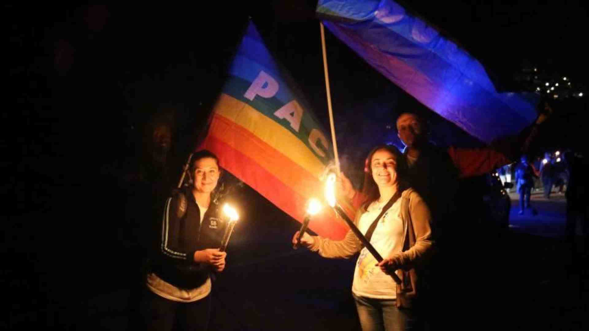 Immagine di Perugia-Assisi, la notte della marcia: «La politica può fermare la guerra»