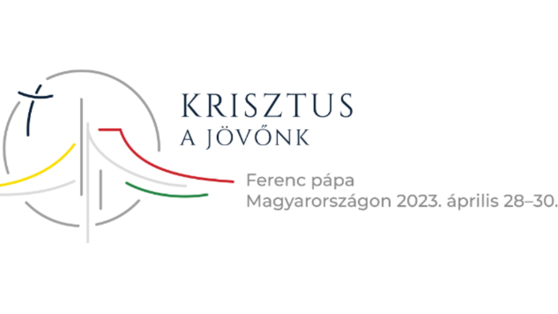 Immagine di Papa Francesco a Budapest dal 28 al 30 aprile. Il motto e il logo