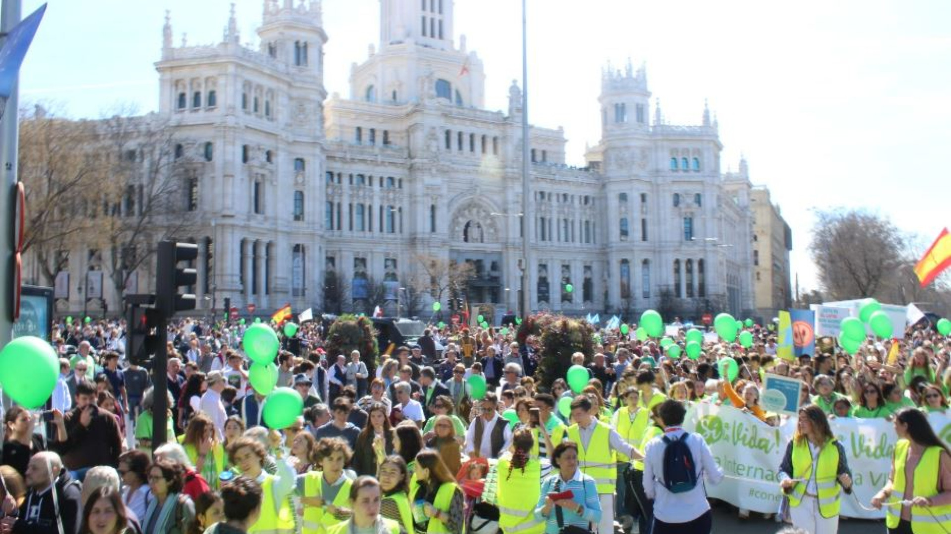 Immagine di Aborto, eutanasia, ley trans: il «sì alla vita» della piazza di Madrid