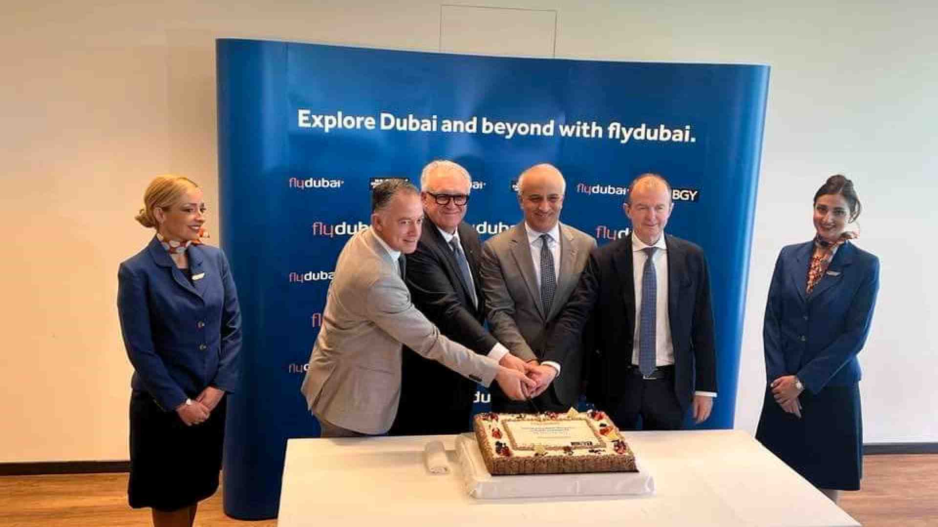 Immagine di Flydubai atterra a Milano-Orio al Serio