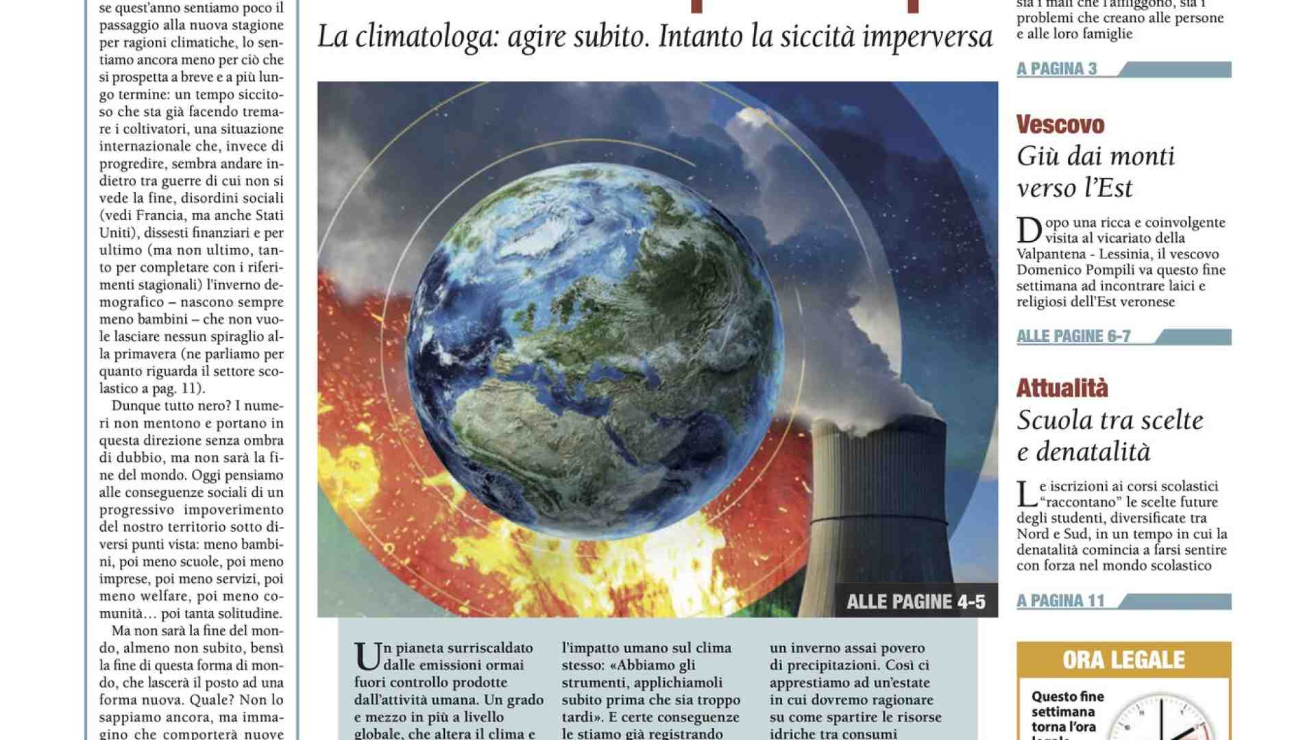 Immagine di Cambiamo noi il clima o ci cambierà per sempre