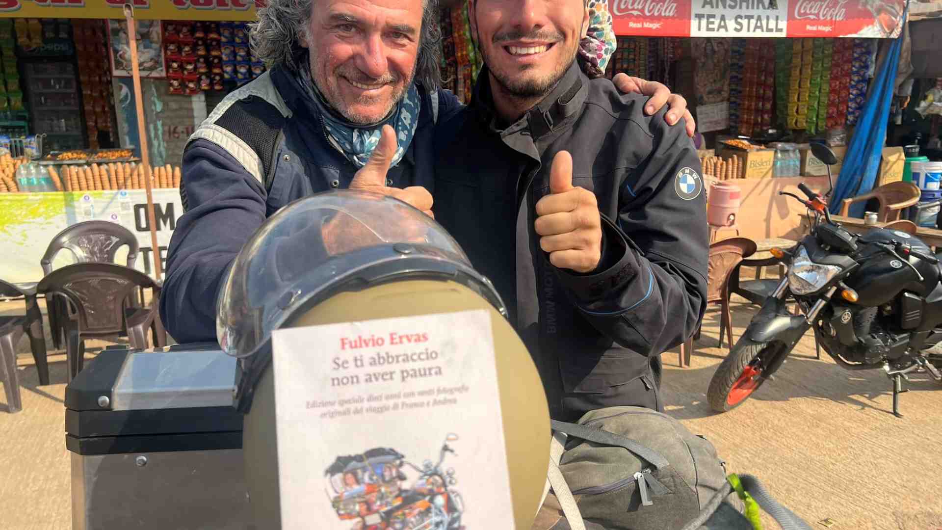 Immagine di Franco e Andrea, avventura in moto contro l'autismo