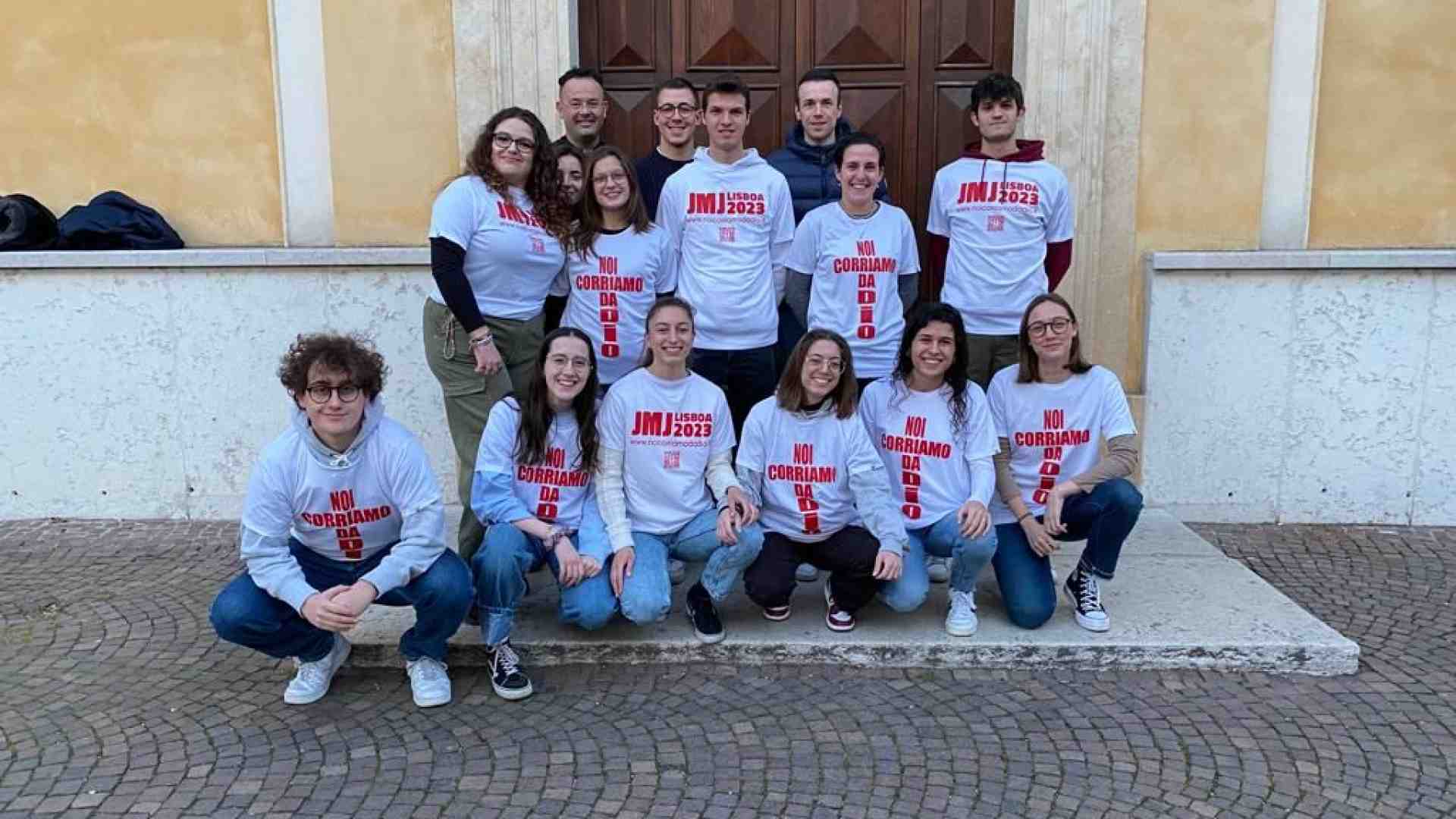 Immagine di “Noi corriamo da Dio” con i giovani della Gmg al santuario Madonna della Corona
