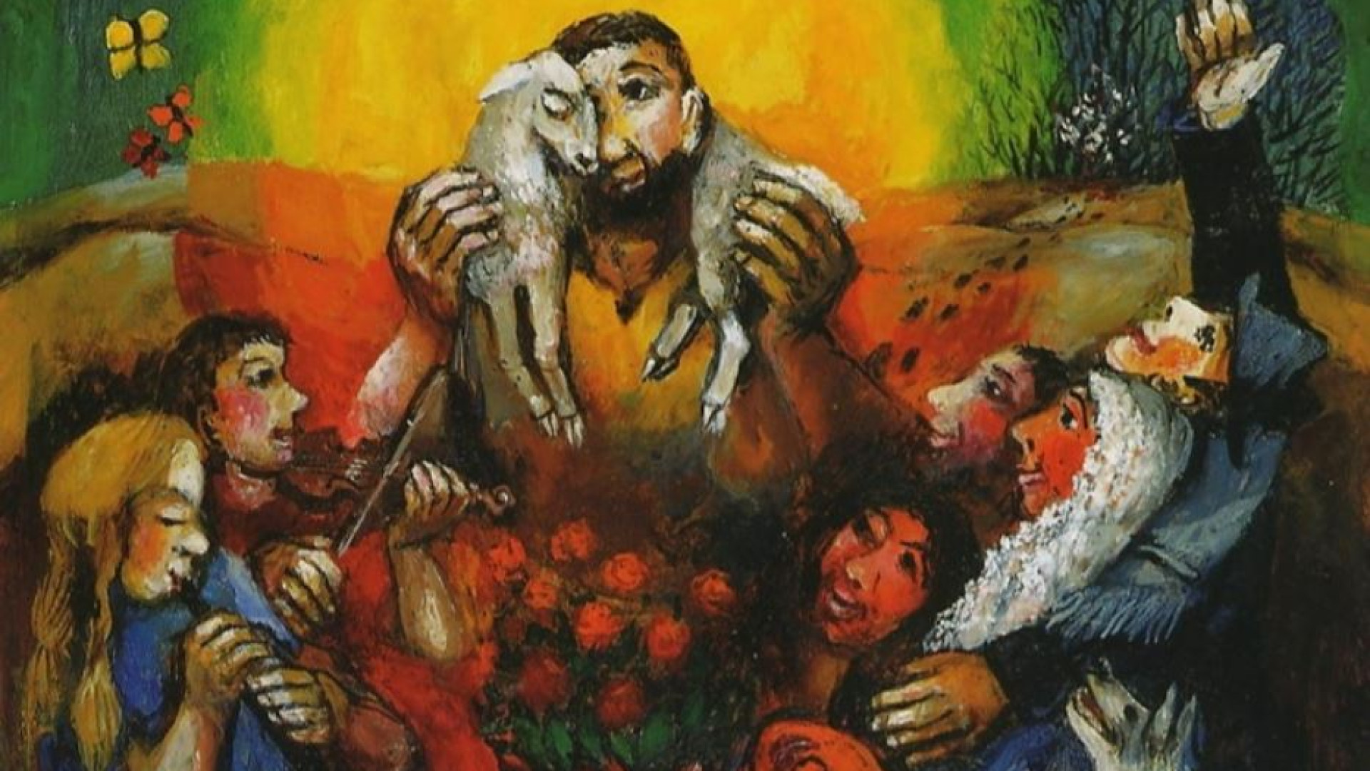 Immagine di Gesù chiama per nome donandoci la vita