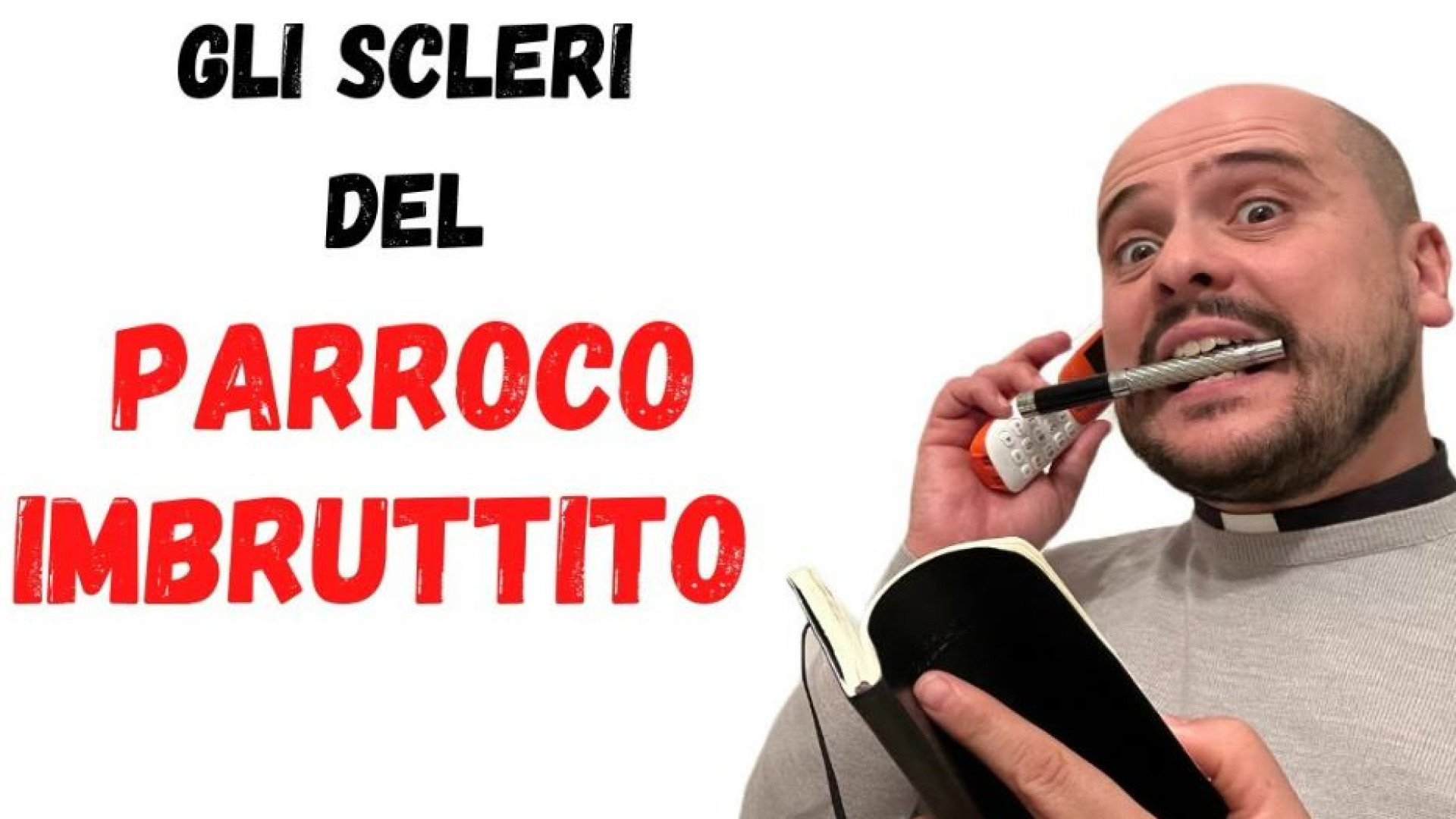 Immagine di Online un parroco «imbruttito» che fa ridere e fa riflettere