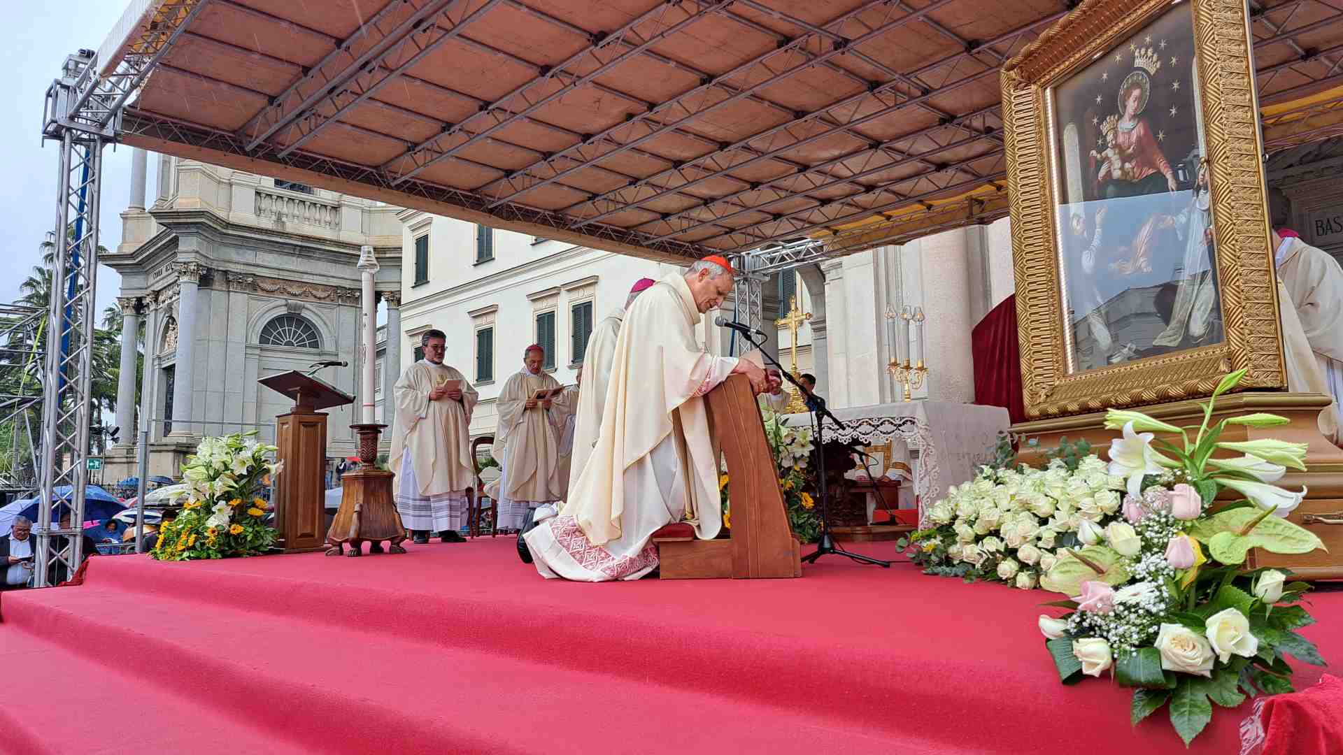 Immagine di La supplica alla Madonna di Pompei, Zuppi: senza pace non c'è vita