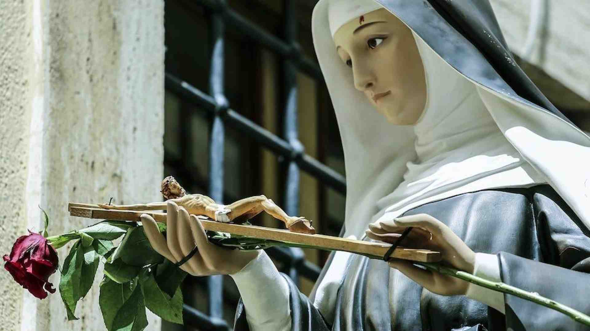 Immagine di Profuma di normalità la rosa benedetta in nome di santa Rita