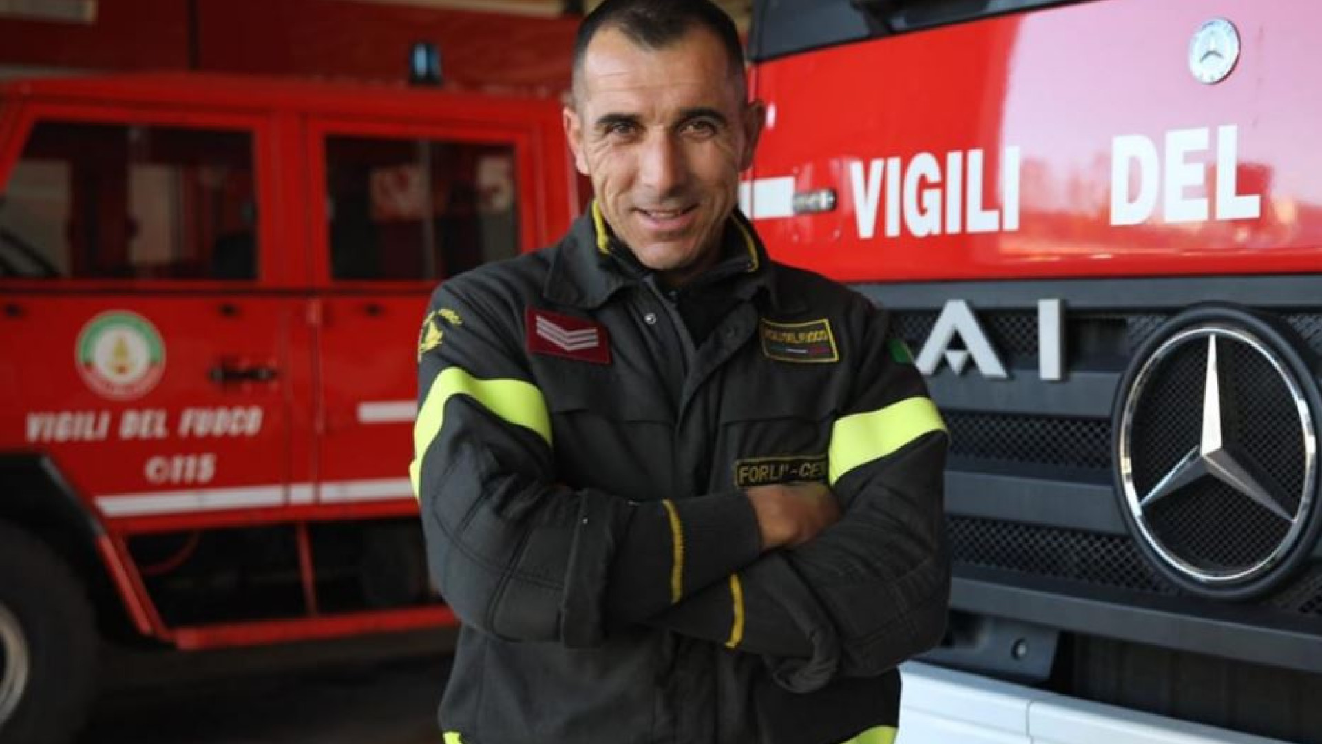 Immagine di La persona più buona dell'anno? È un pompiere di Cesena