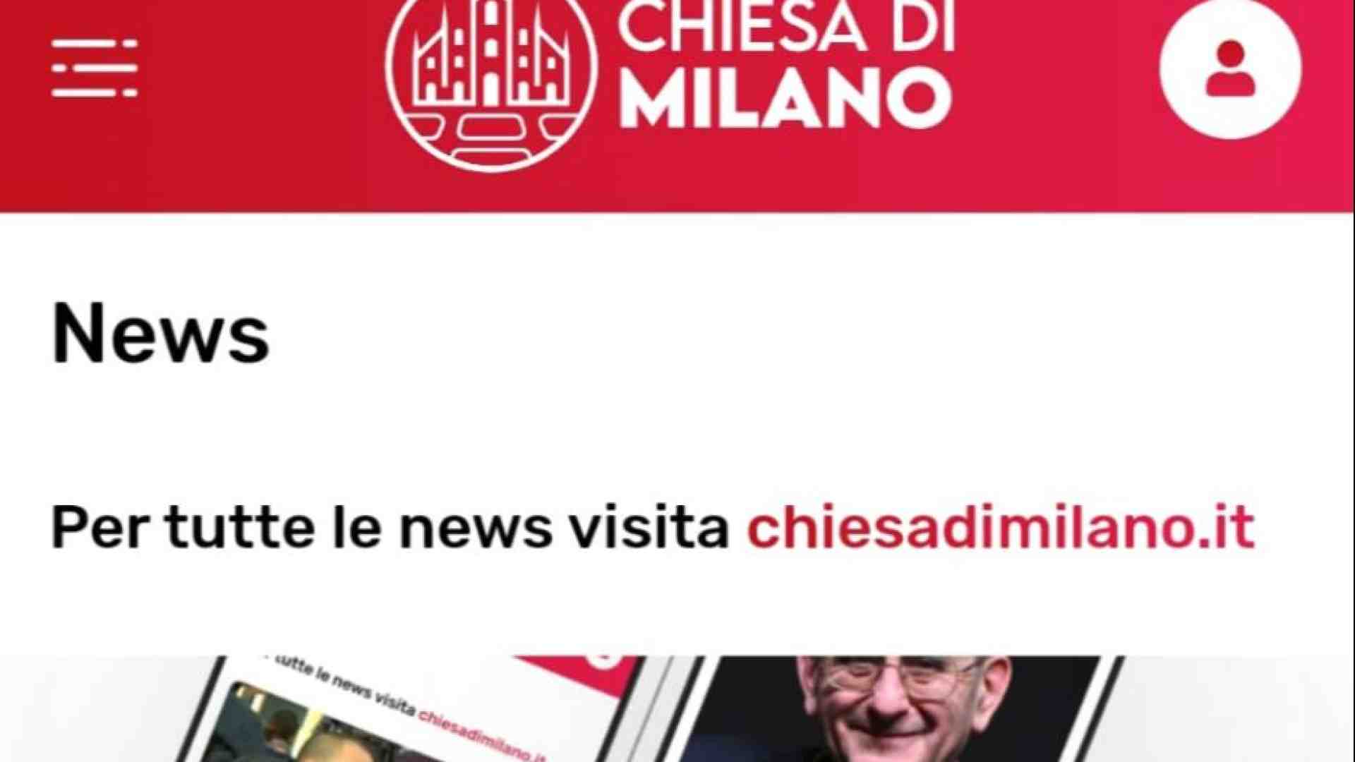 Immagine di Milano, la vita della diocesi a portata di app