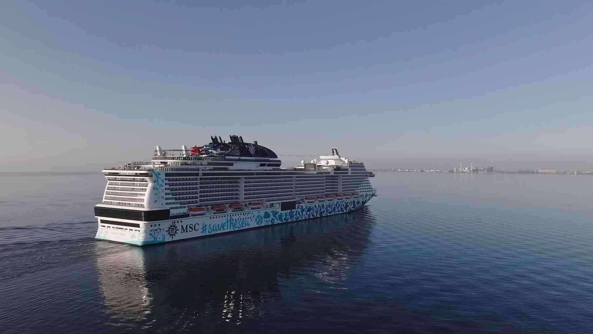 Immagine di Msc Euribia: la nave da crociera amica dell'ecosistema marino