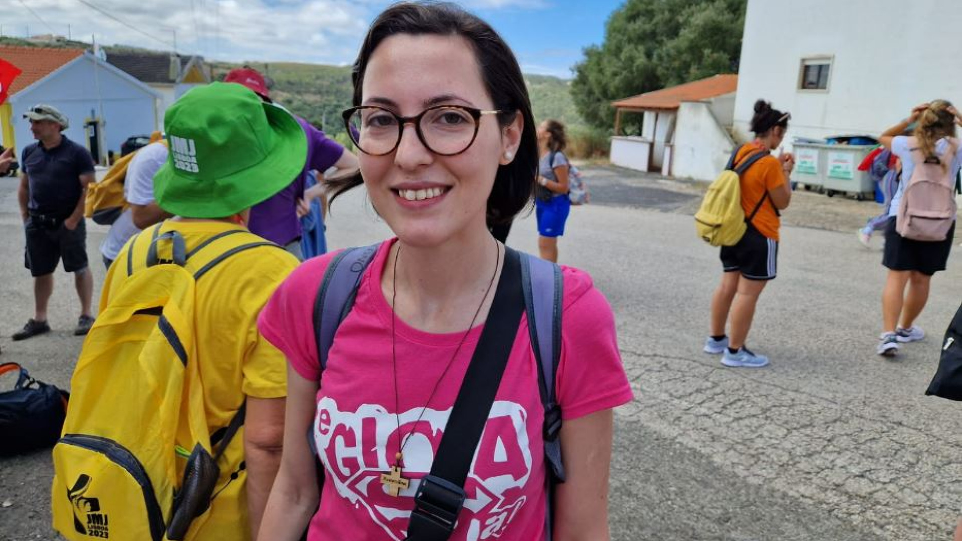 Immagine di Ester, a Lisbona dopo la guarigione