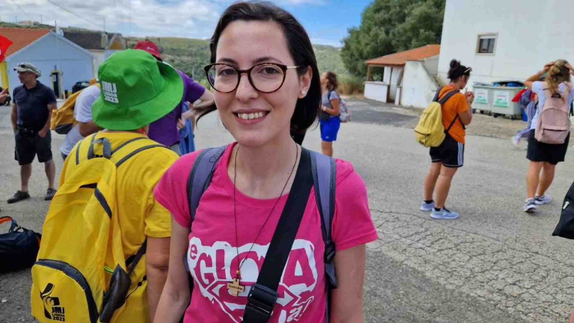 Immagine di Ester, a Lisbona dopo la guarigione
