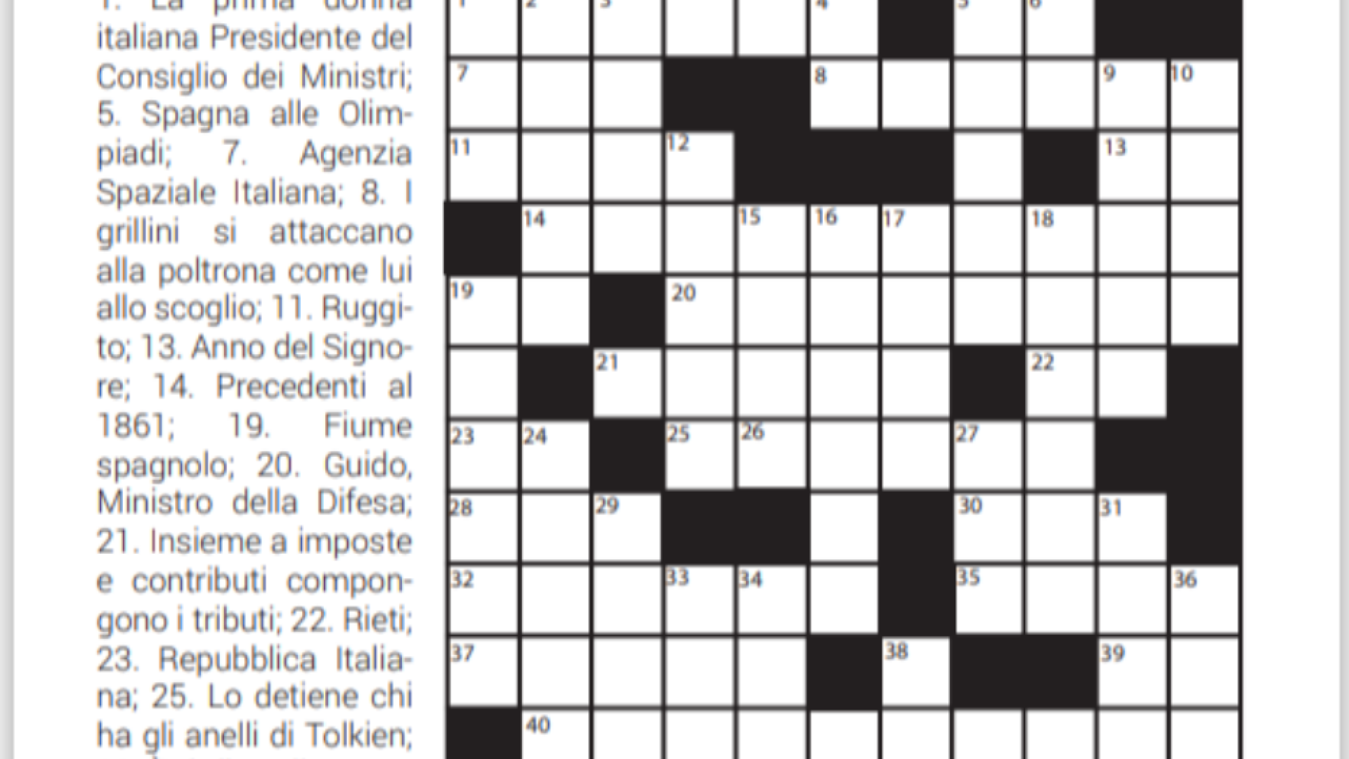 Immagine di E sotto l'ombrellone arriva il "cruciverba patriottico" di Fdi