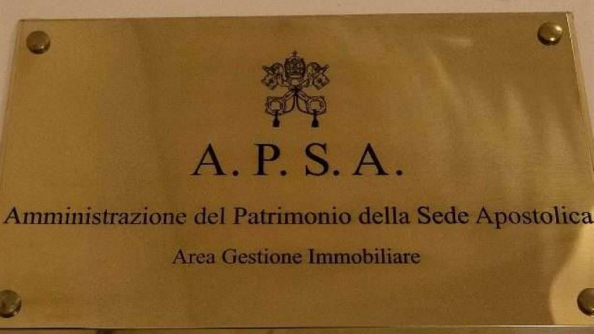 Immagine di Bilancio Apsa, oltre 32 milioni alla Curia Romana