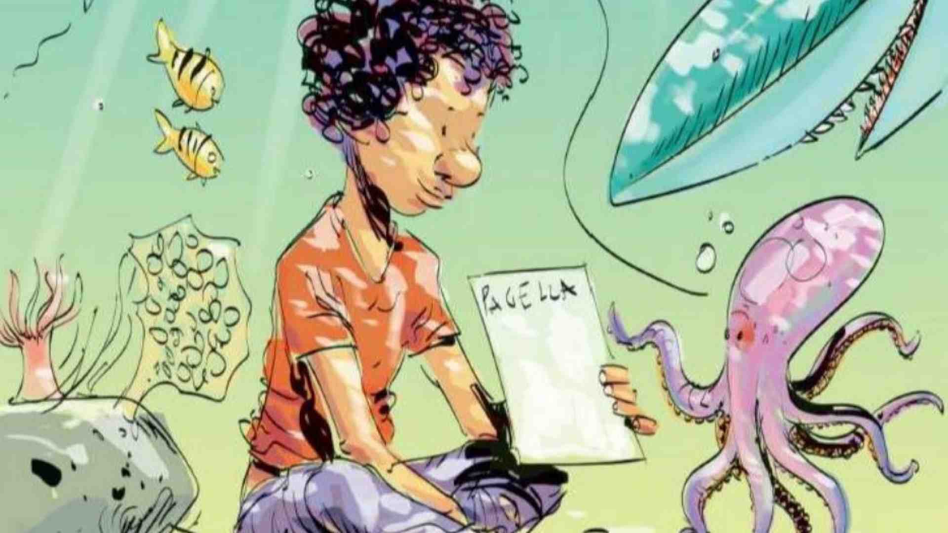 Immagine di Mattarella e il disegno del ragazzino morto in mare. Voleva studiare in Europa