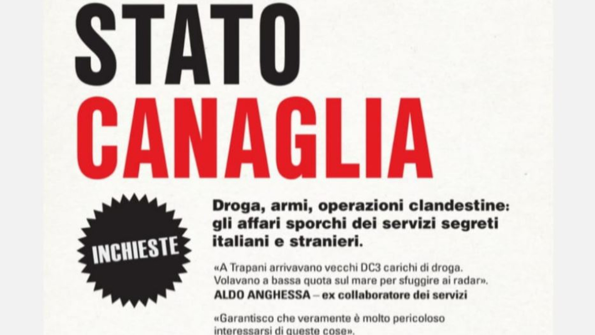 Immagine di Da Gladio all'omicidio Rostagno, gli affari sporchi dei nostri 007