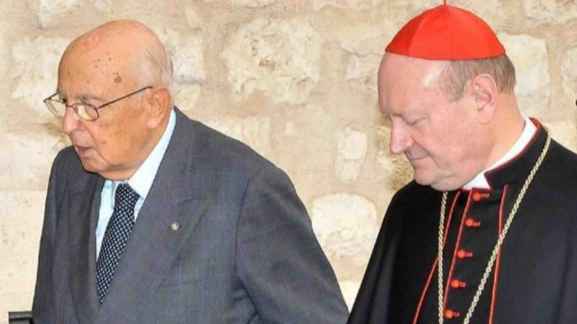 Immagine di Ravasi: il dialogo con Napolitano fra musica e libri. Pure sulla trascendenza