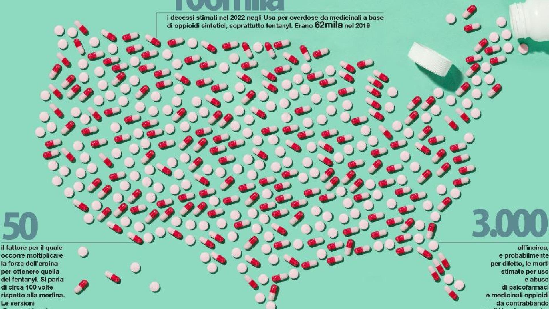 Immagine di I farmaci “alterati” uccidono l’America: quasi 300 morti di overdose al giorno
