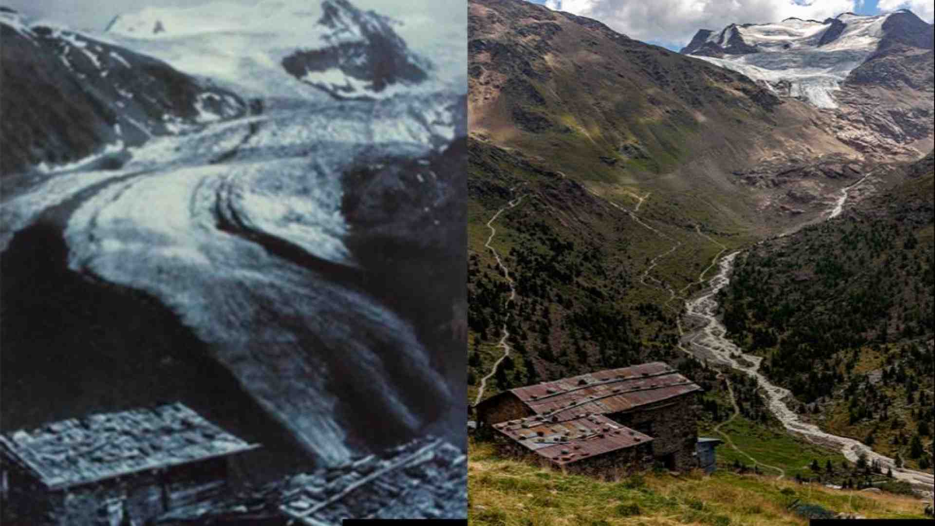 Immagine di I ghiacciai delle Alpi sempre più sottili. Le immagini a confronto