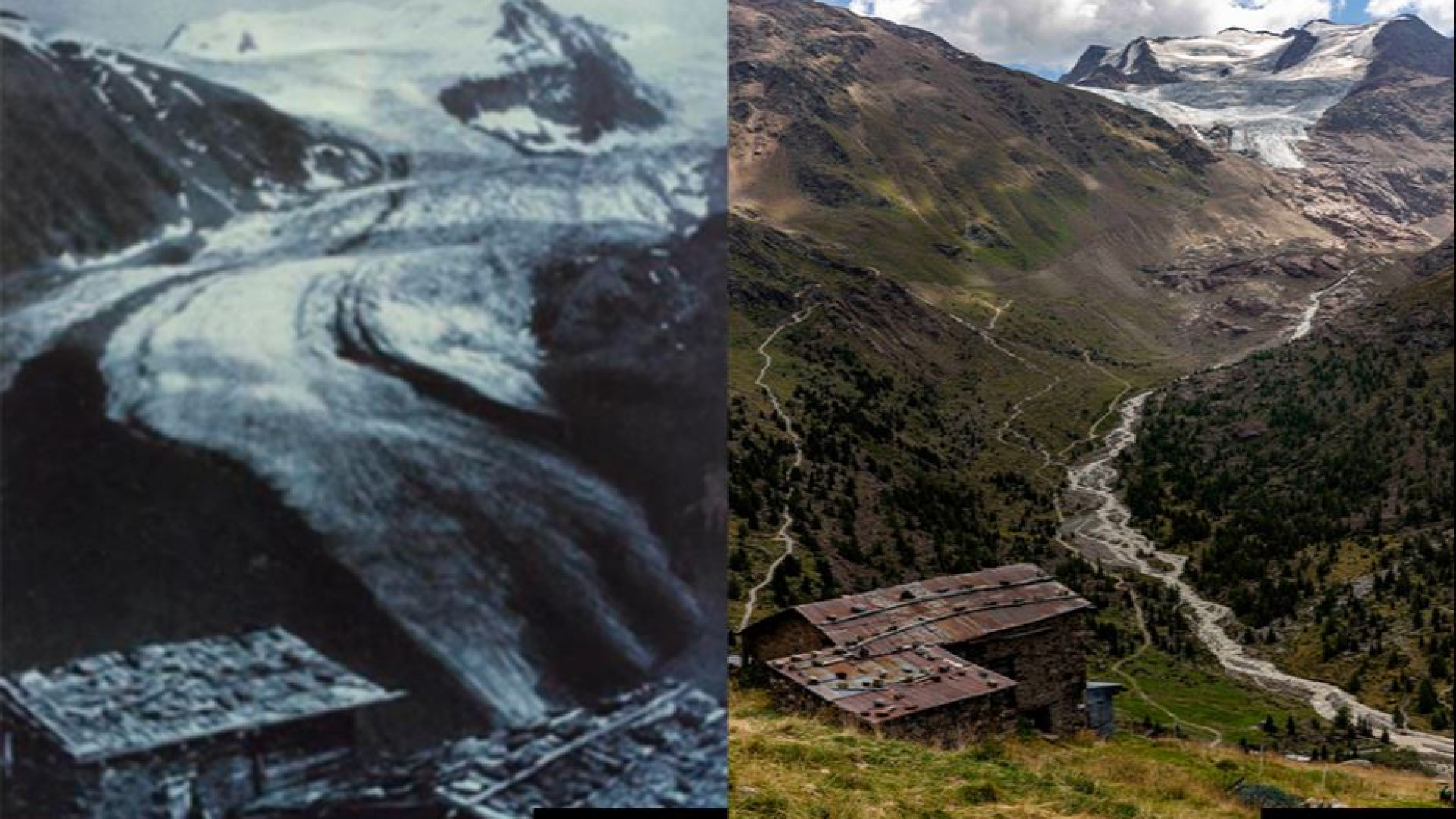 Immagine di I ghiacciai delle Alpi sempre più sottili. Le immagini a confronto