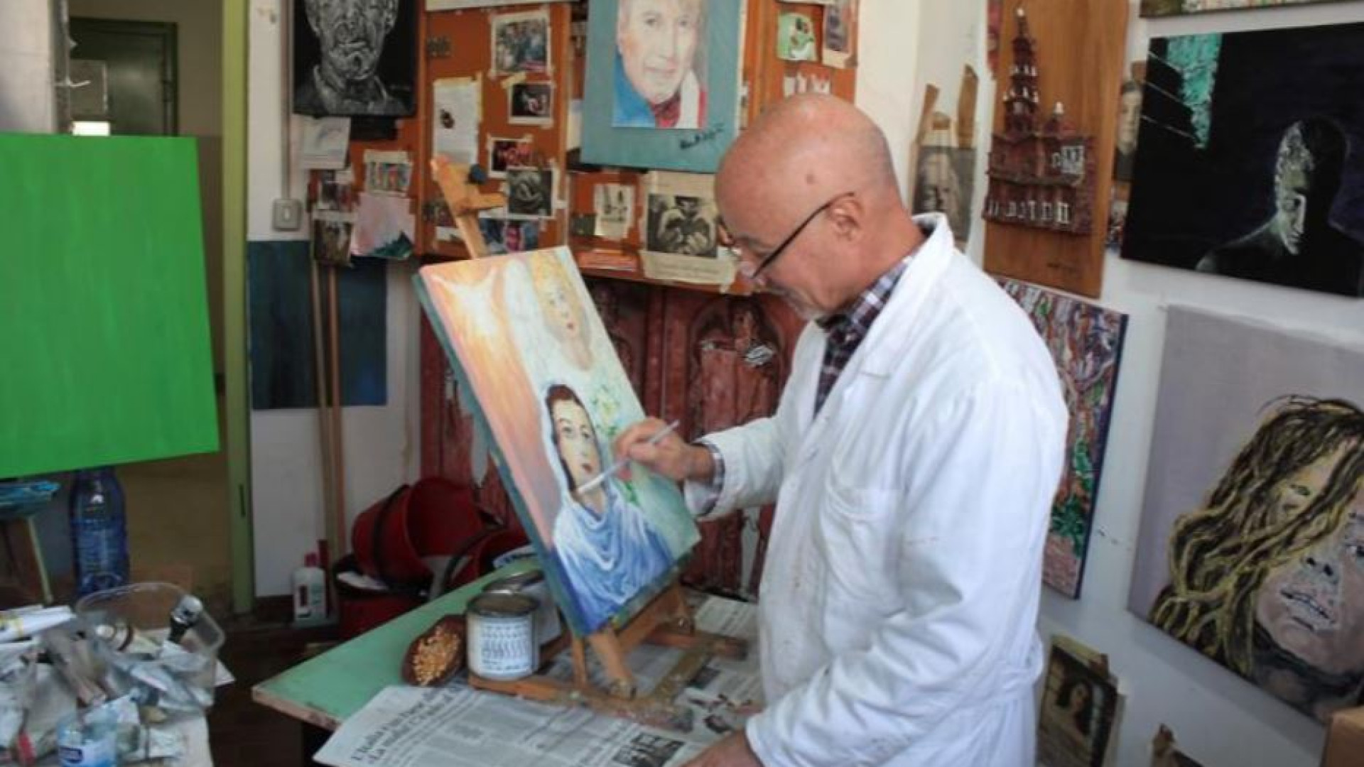 Immagine di «Dall’ergastolo il mio dono al Papa: un quadro che ho dipinto pregando»