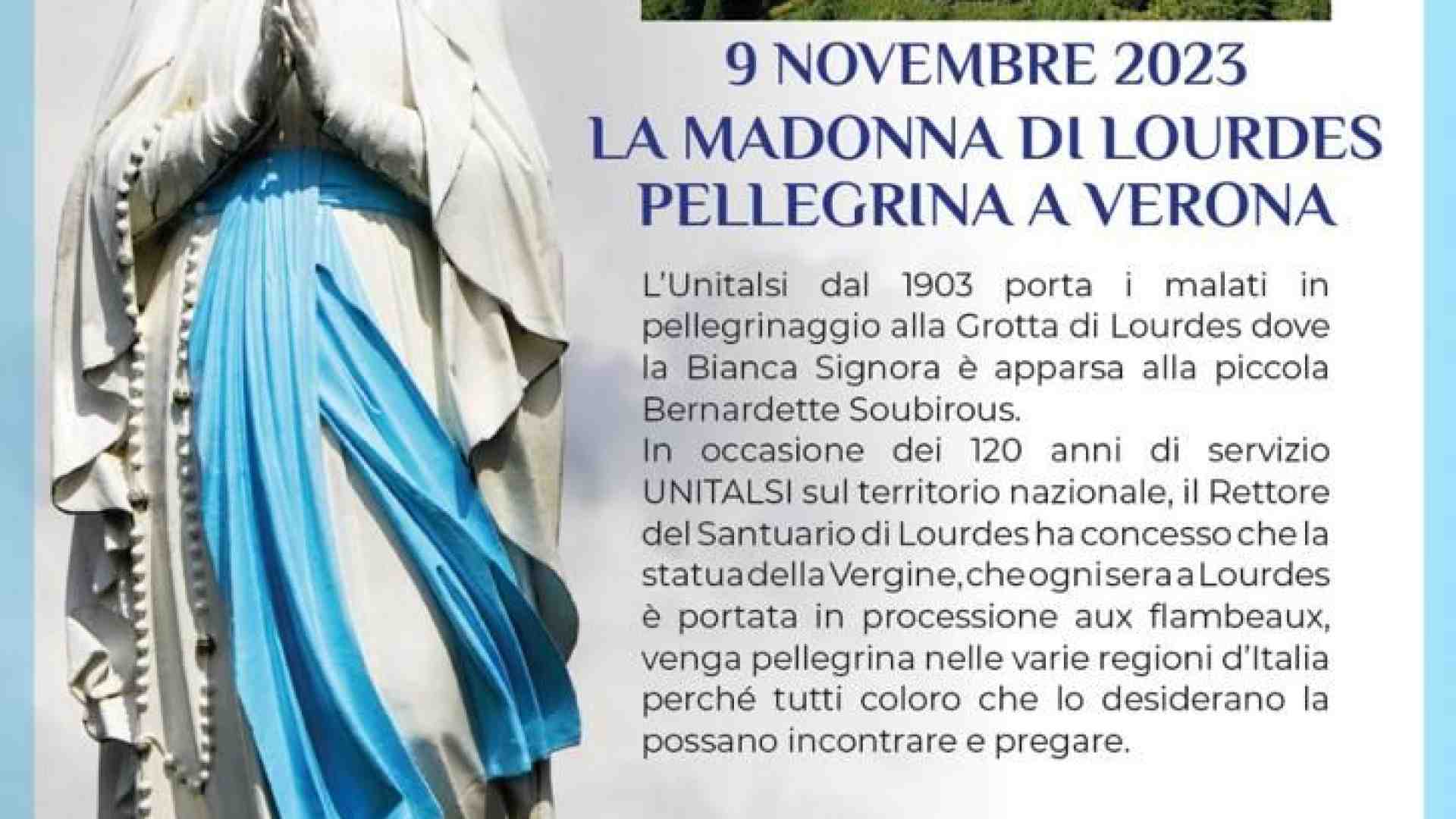 Immagine di La Madonna di Lourdes pellegrina a Verona