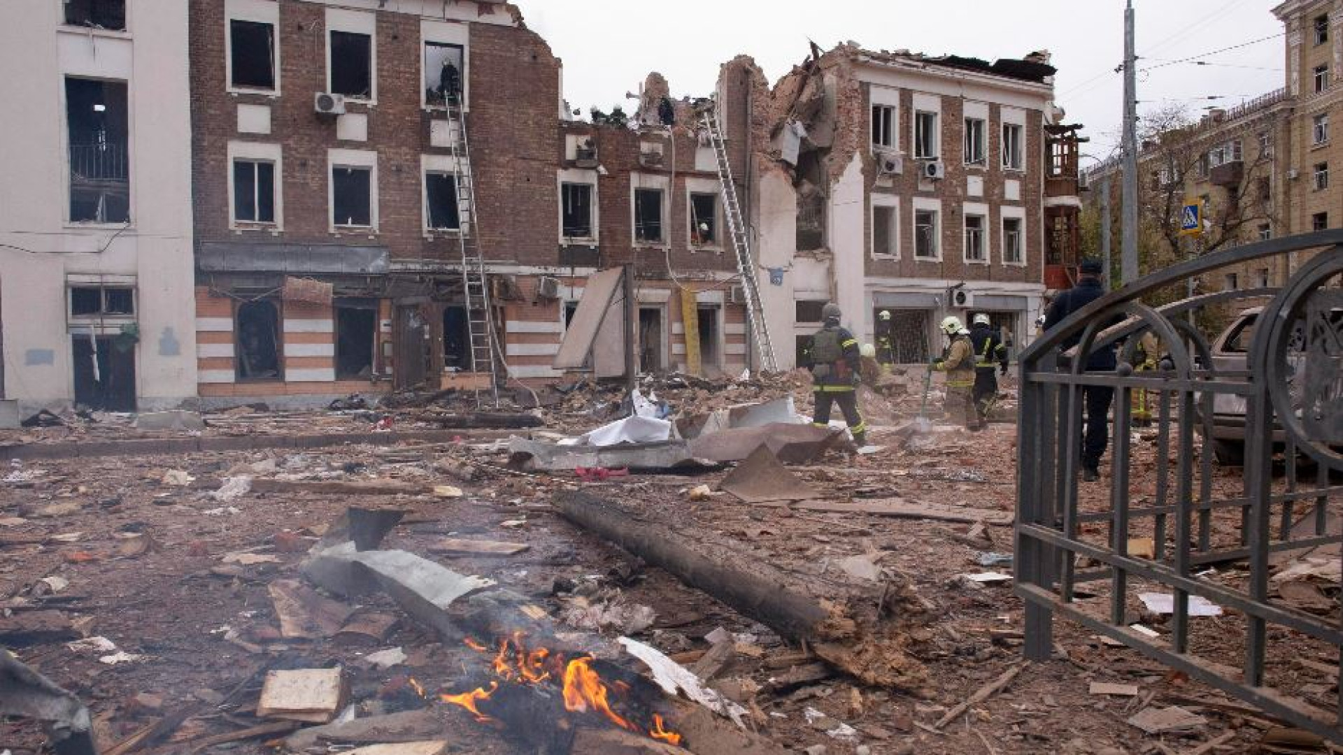 Immagine di Kharkiv è tornata nel mirino del Cremlino. L'incubo del fronte