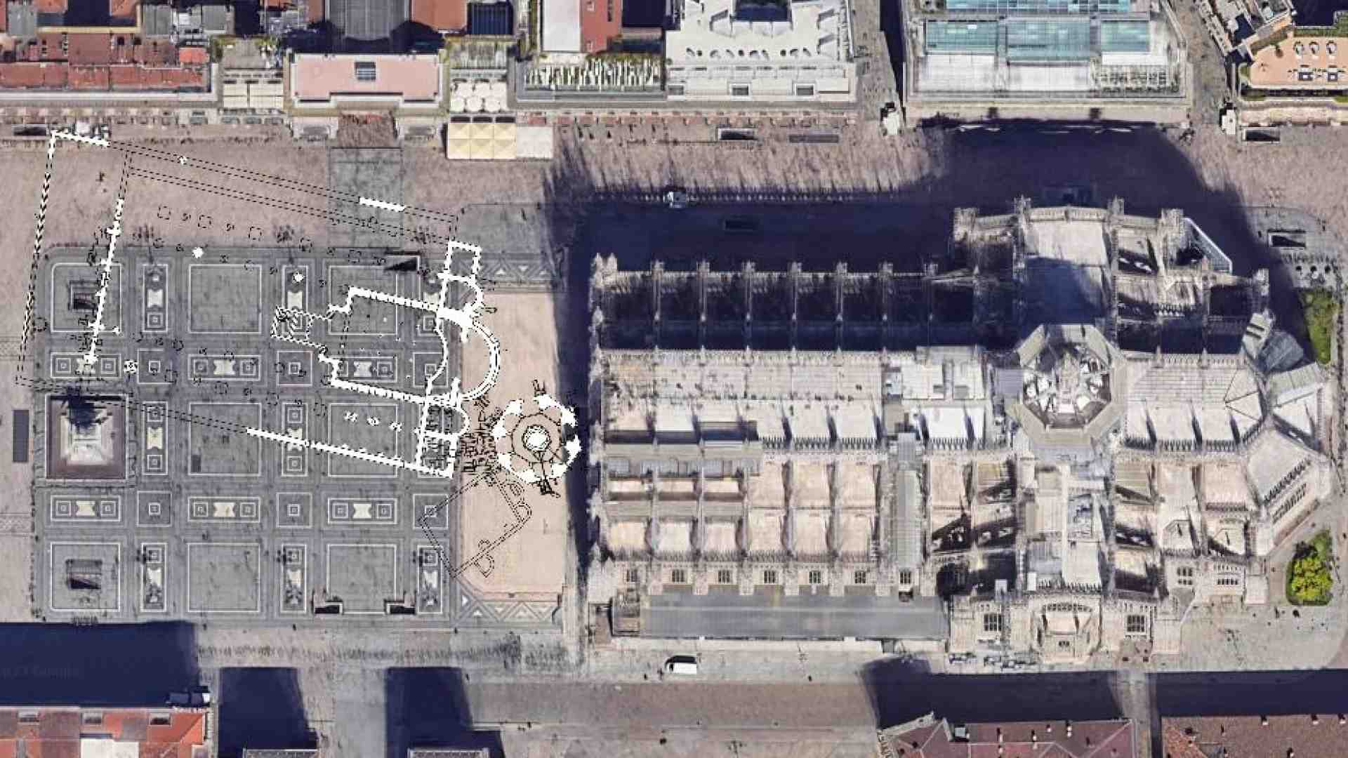 Immagine di Quanti misteri sotto le pietre di piazza Duomo a Milano