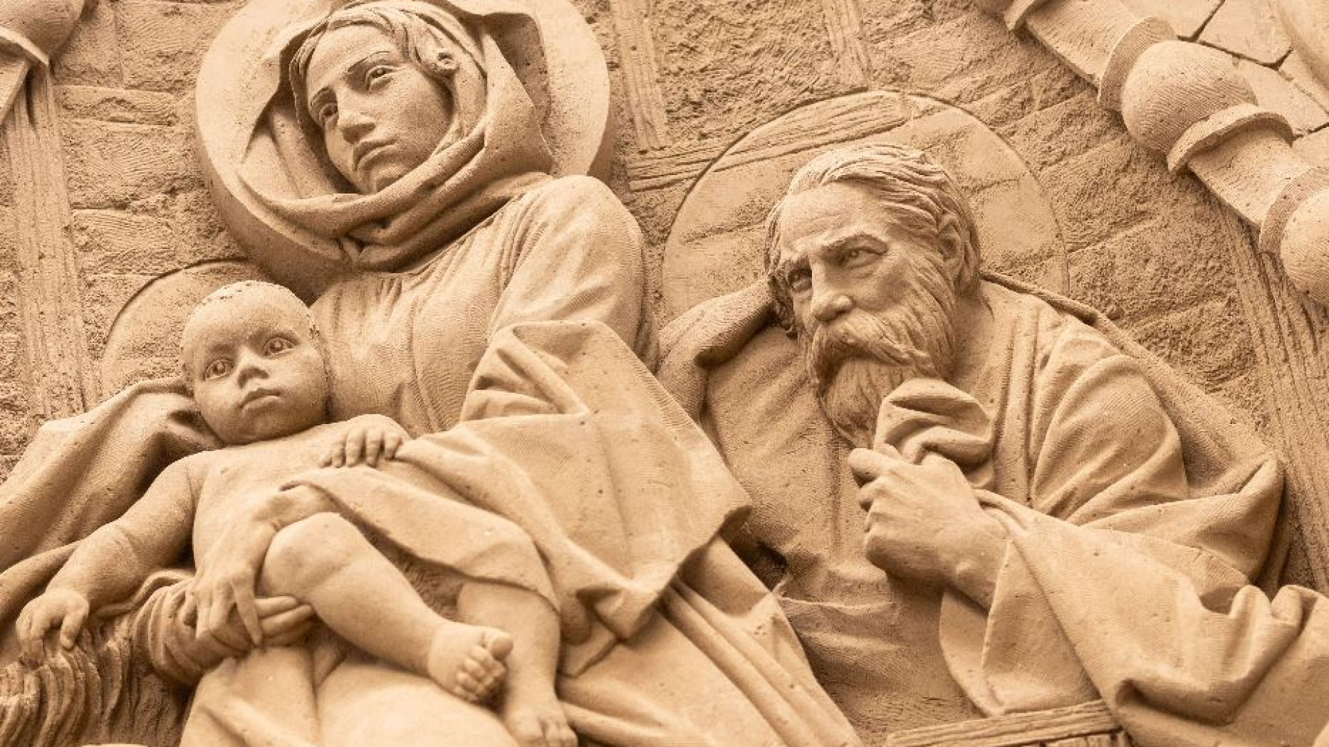 Immagine di A Jesolo il presepe di sabbia che unisce Assisi a Betlemme