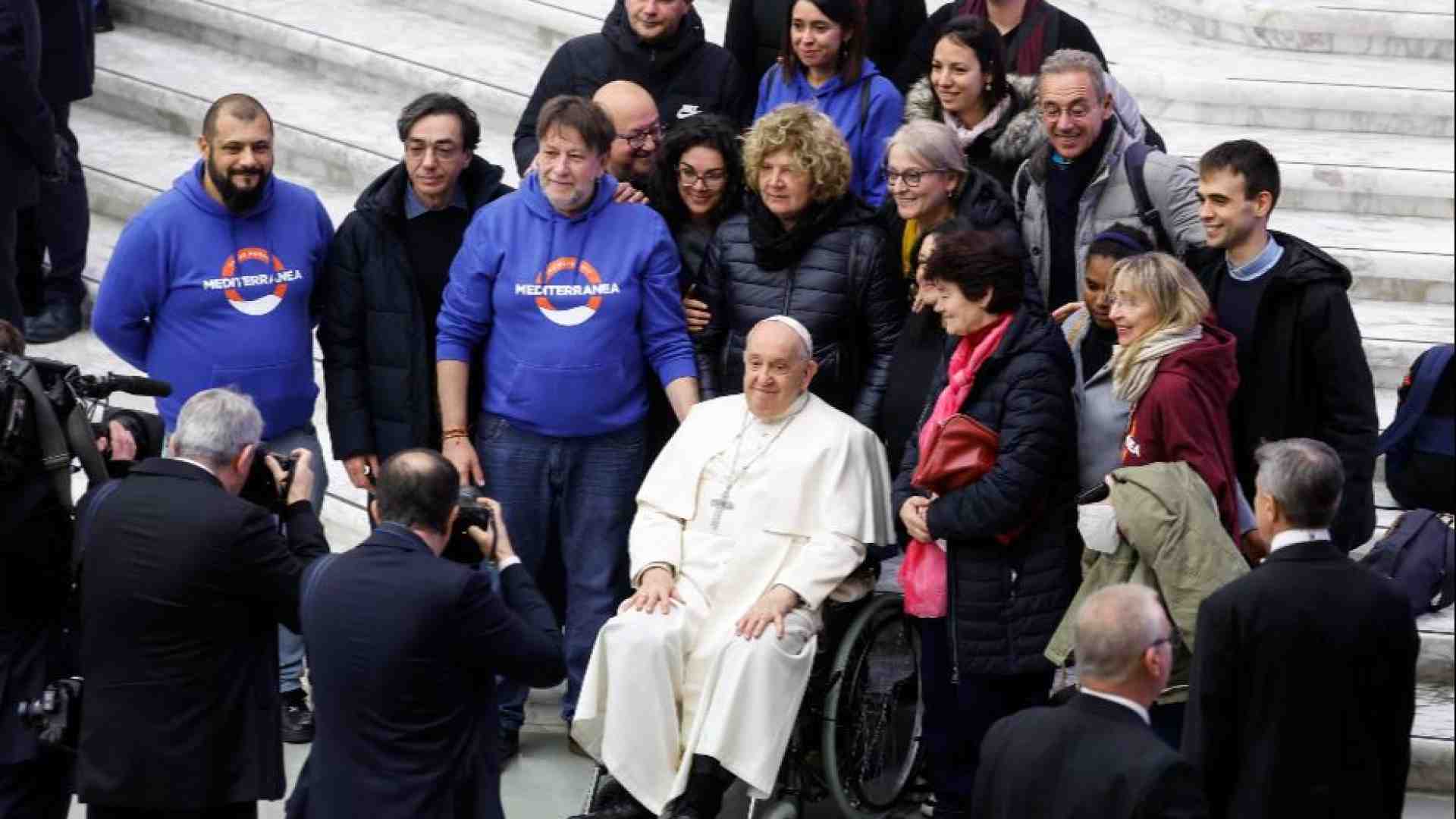 Immagine di Il Papa: prezioso il lavoro di salvataggio di Mediterranea