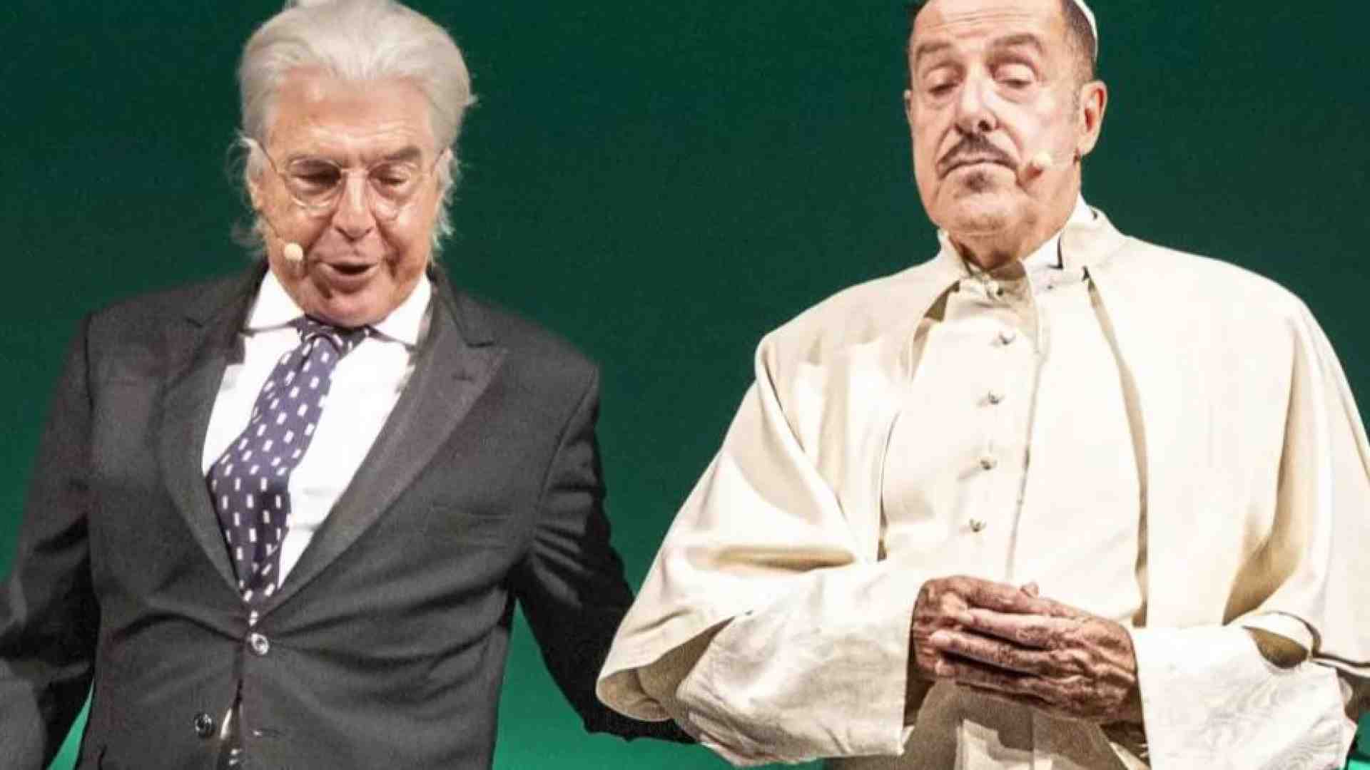 Immagine di Massimo Lopez a Milano: ironia con garbo. Anche sui papi