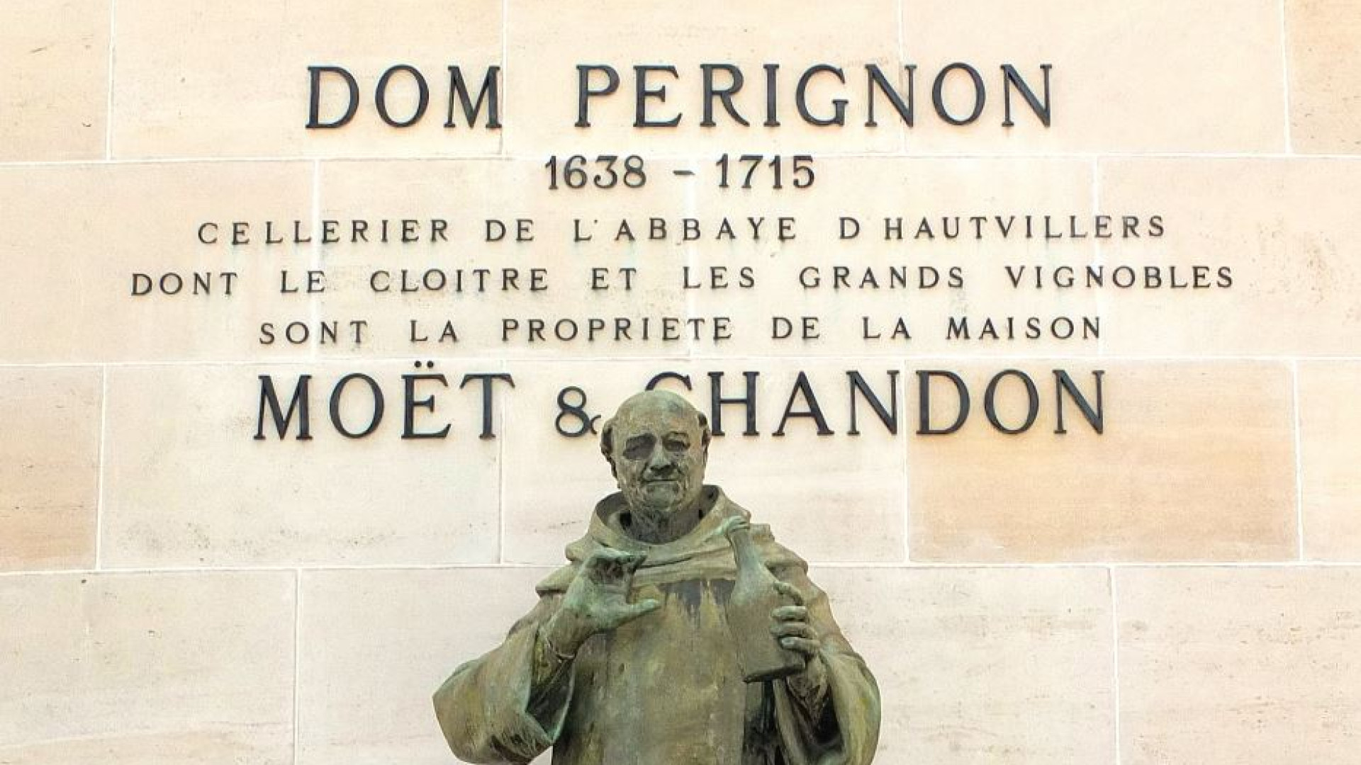 Immagine di Dom Perignon, l'inventore dello champagne