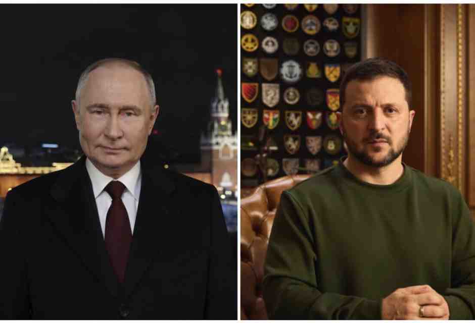 I discorsi di Capodanno di Putin e Zelensky