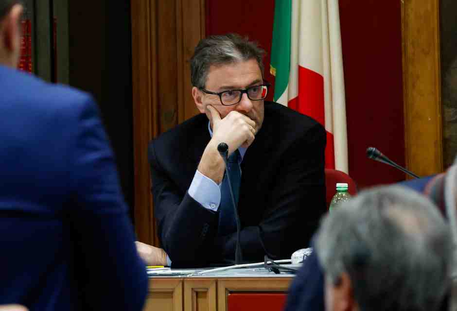 &nbsp;Il ministro dell'Economia Giancarlo Giorgetti - foto Ansa