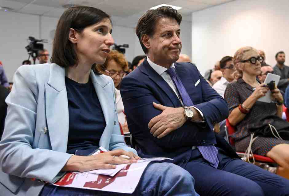 Elly Schlein e Giuseppe Conte (Ansa)