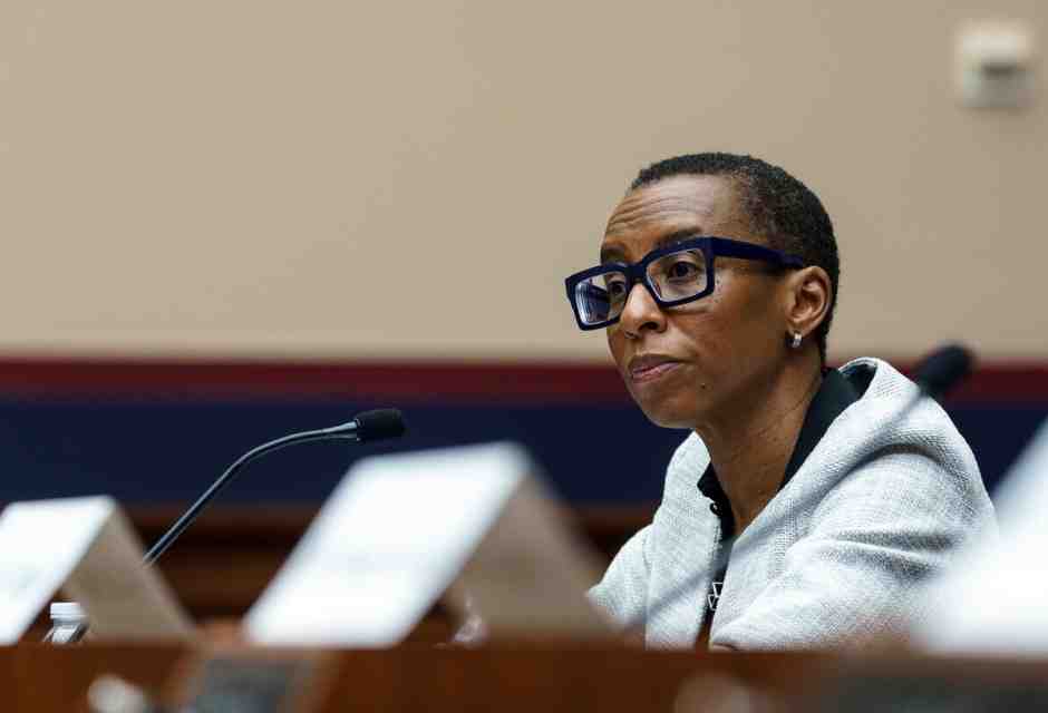 &nbsp;Claudine Gay, ex rettrice di Harvard - foto Ansa