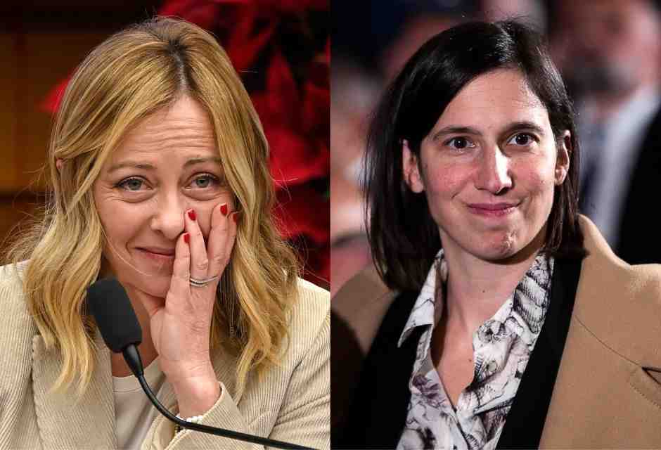 &nbsp;Giorgia Meloni ed Elly Schlein - foto Ansa