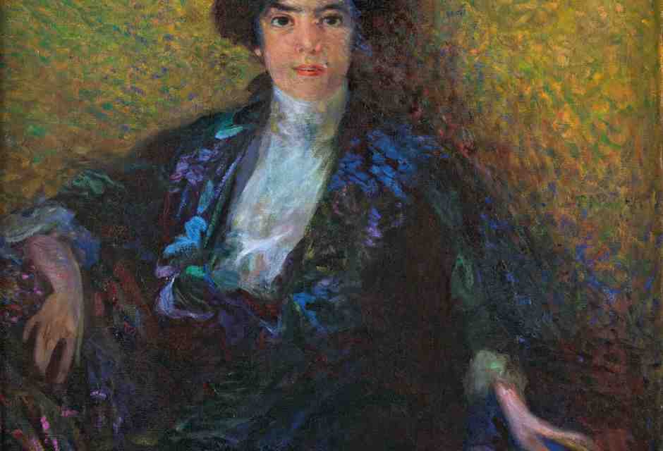 Ritratto di Grazia Deledda, di Plinio Nomellini, 1914&nbsp;<br />