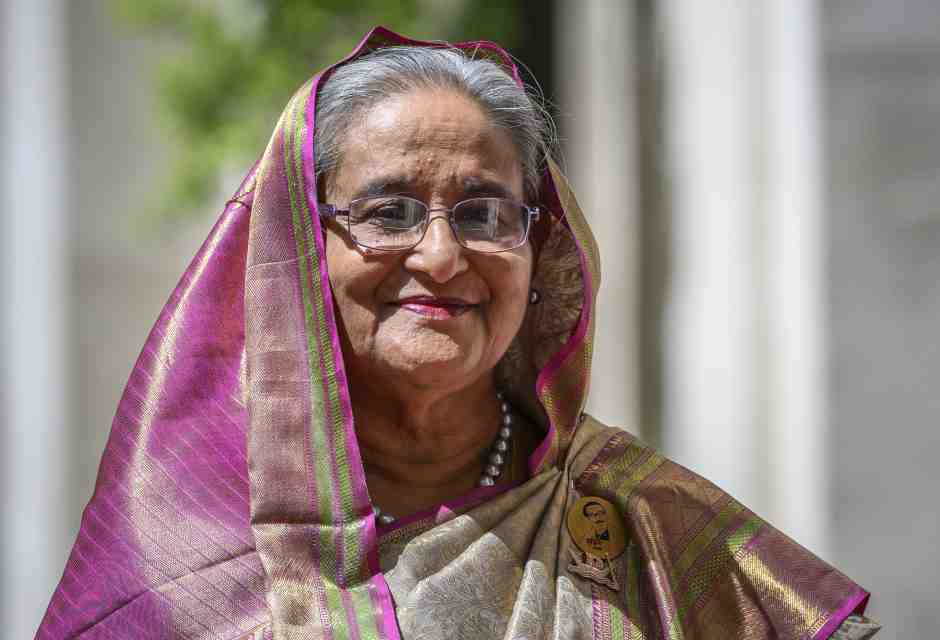 Il primo ministro del Bangladesh Sheikh Hasina a Palazzo Chigi, il 25 luglio 2023 (Foto di Antonio Masiello/Getty Images)&nbsp;<br />