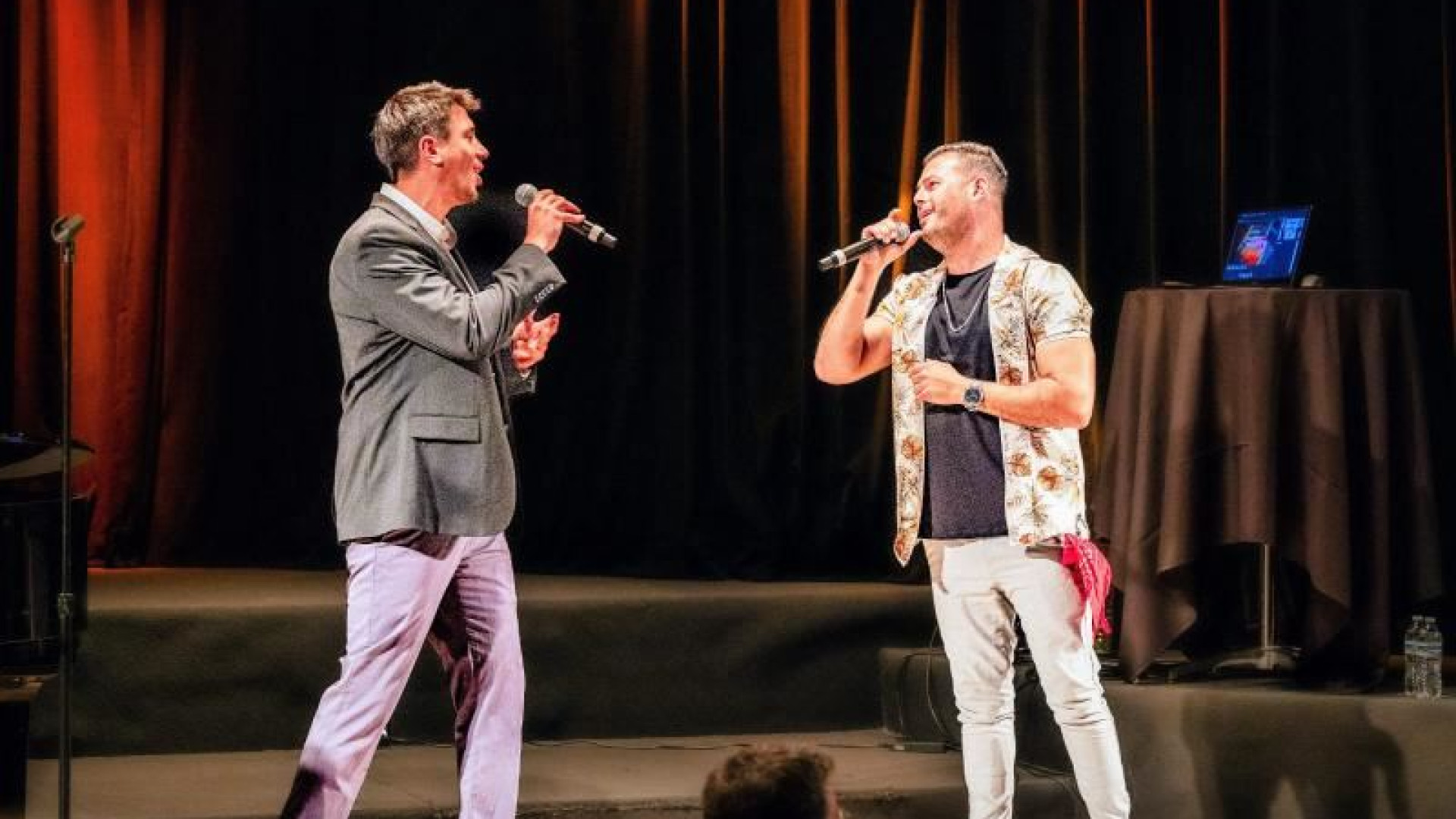 Immagine di Uriya (israeliano) e Sameh (palestinese): il nostro rap per la pace