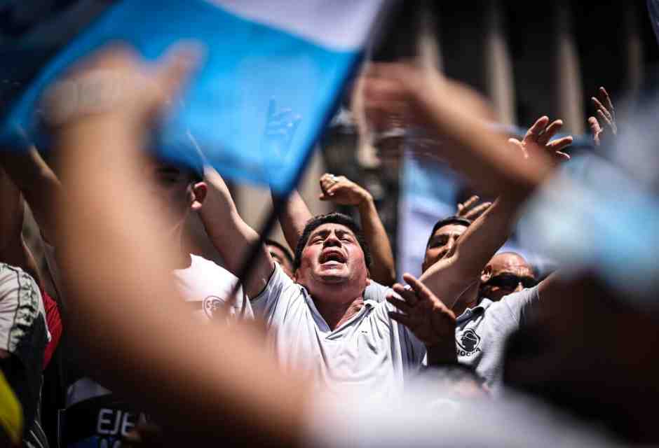 &nbsp;Manifestazionne pro Milei in Argentina - foto Ansa
