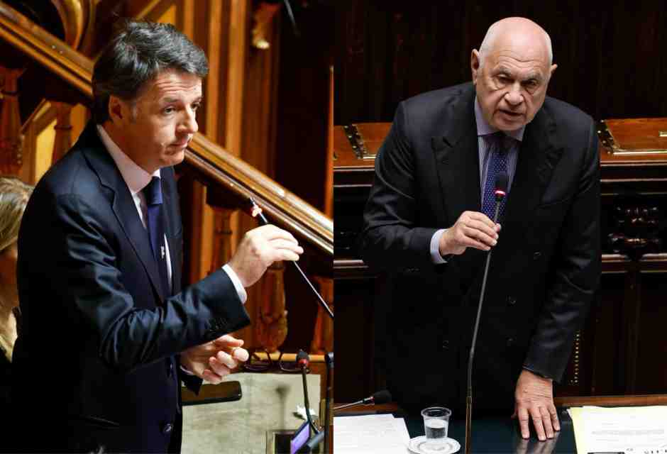 Matteo Renzi e Carlo Nordio - foto Ansa&nbsp;<br />