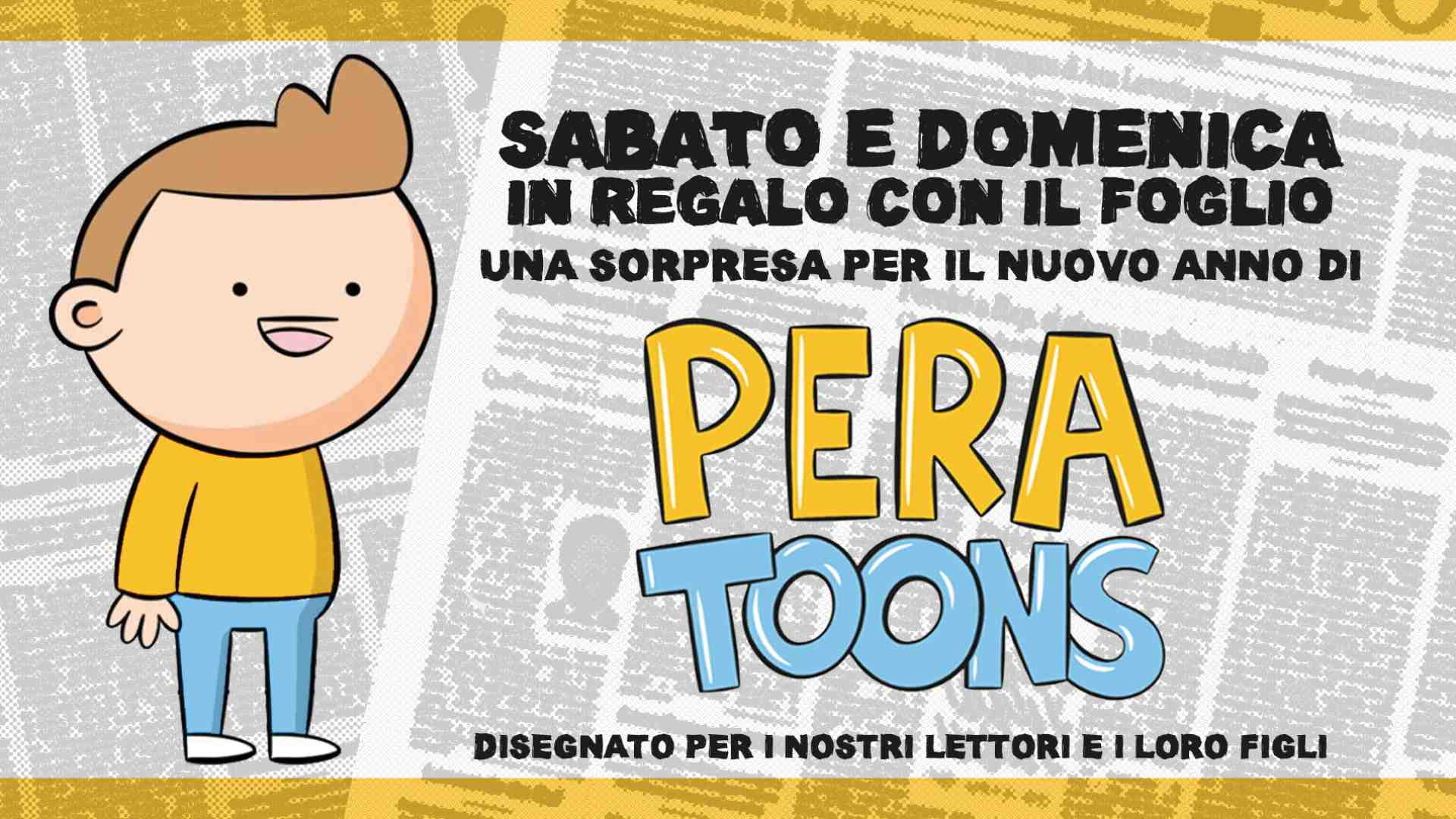 Immagine di Una sorpresa di Pera Toons in regalo con il Foglio