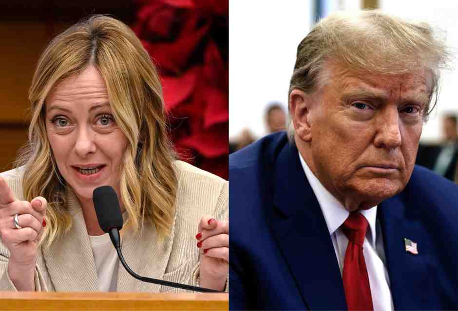 &nbsp;Giorgia Meloni e Donald Trump - foto Ansa