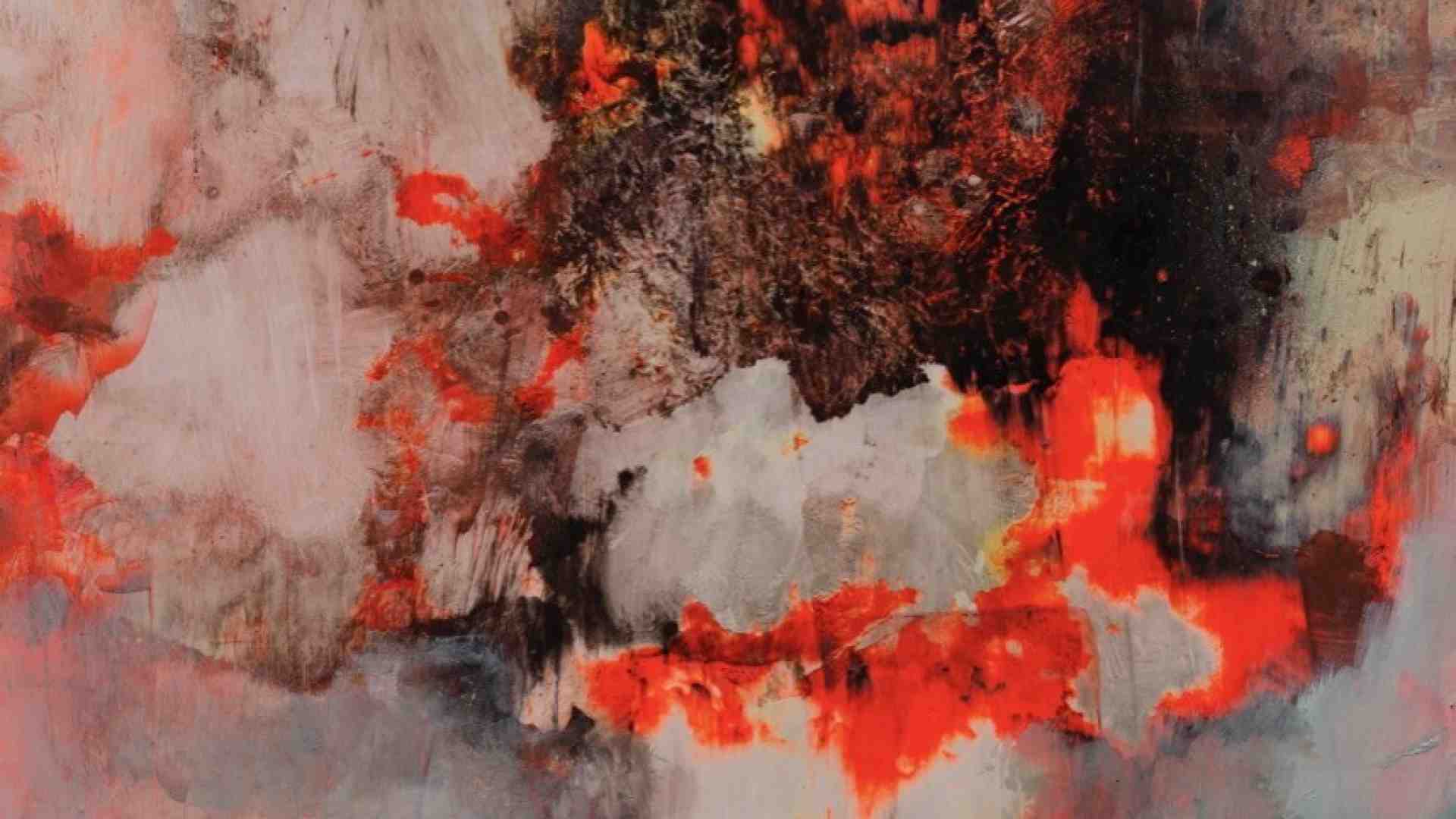 Immagine di Atopos: la magnifica esplosione nel quadro di Angela D'Ospina