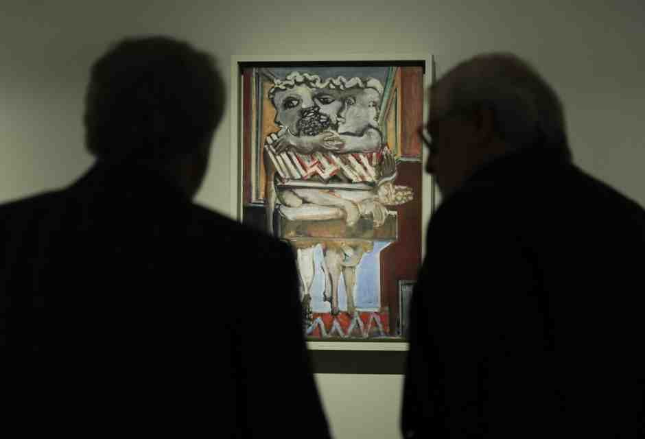 &nbsp;Un'opera di Mark Rothko alla fondazione Luois Vitton di Parigi - foto Ansa