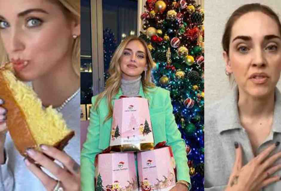 Chiara Ferragni negli spot per il pandoro e nel video di scuse&nbsp;<br />